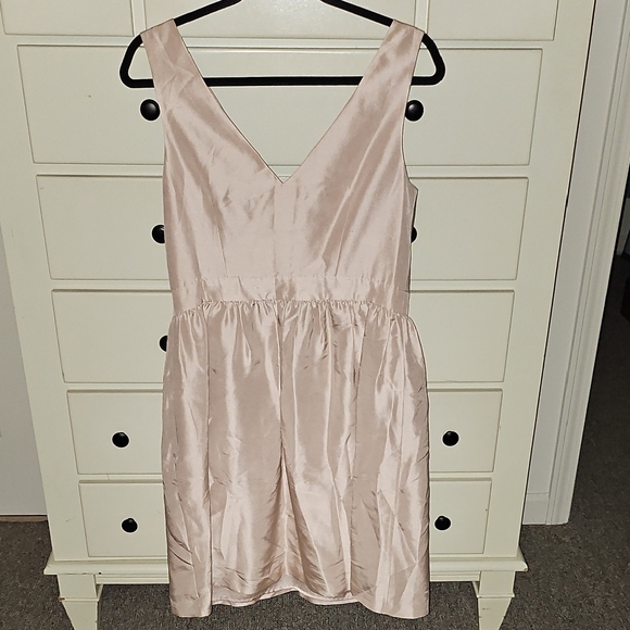 Boden Cream Silk Dress - Picture 3 of 4